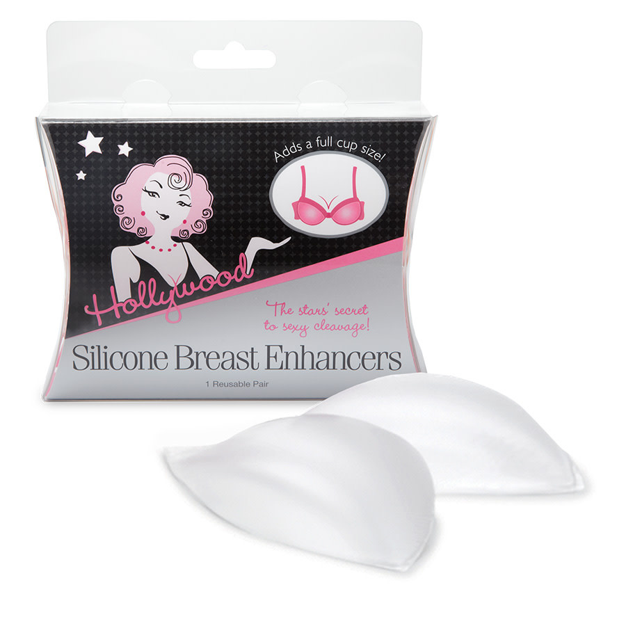 Hollywood Fashion Secrets Silicone Enhancers - Clear