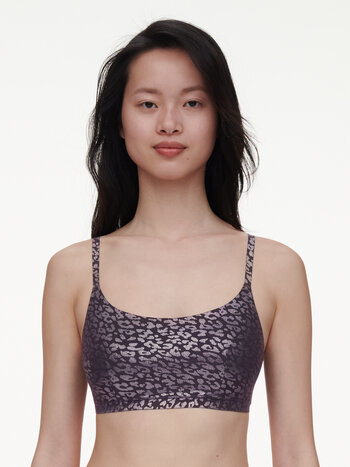 Chantelle SoftStretch Scoop Padded Leo Shimmer Fashion Bralette