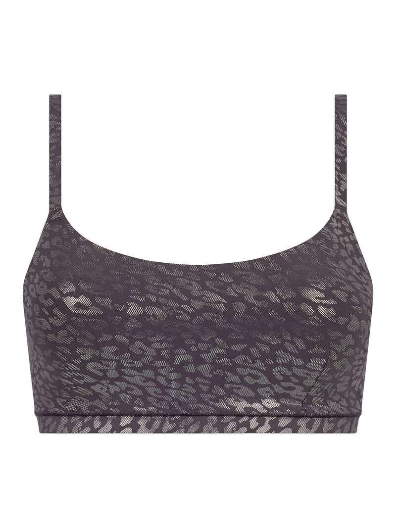 Chantelle SoftStretch Scoop Padded Leo Shimmer Fashion Bralette