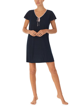 Kate Spade Pin Dot Short Sleeve Jersey Knit Sleepshirt