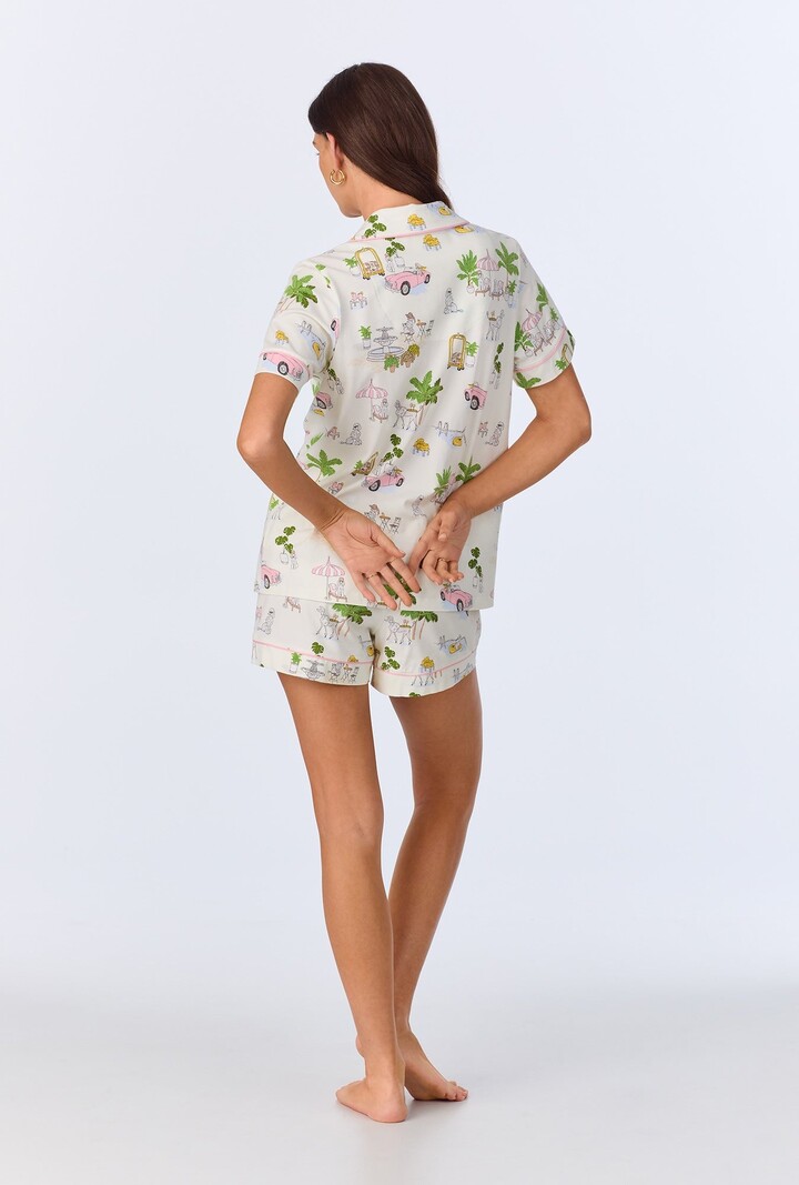 Bed Head Short Sleeve Classic Shorty Stretch Jersey PJ Set