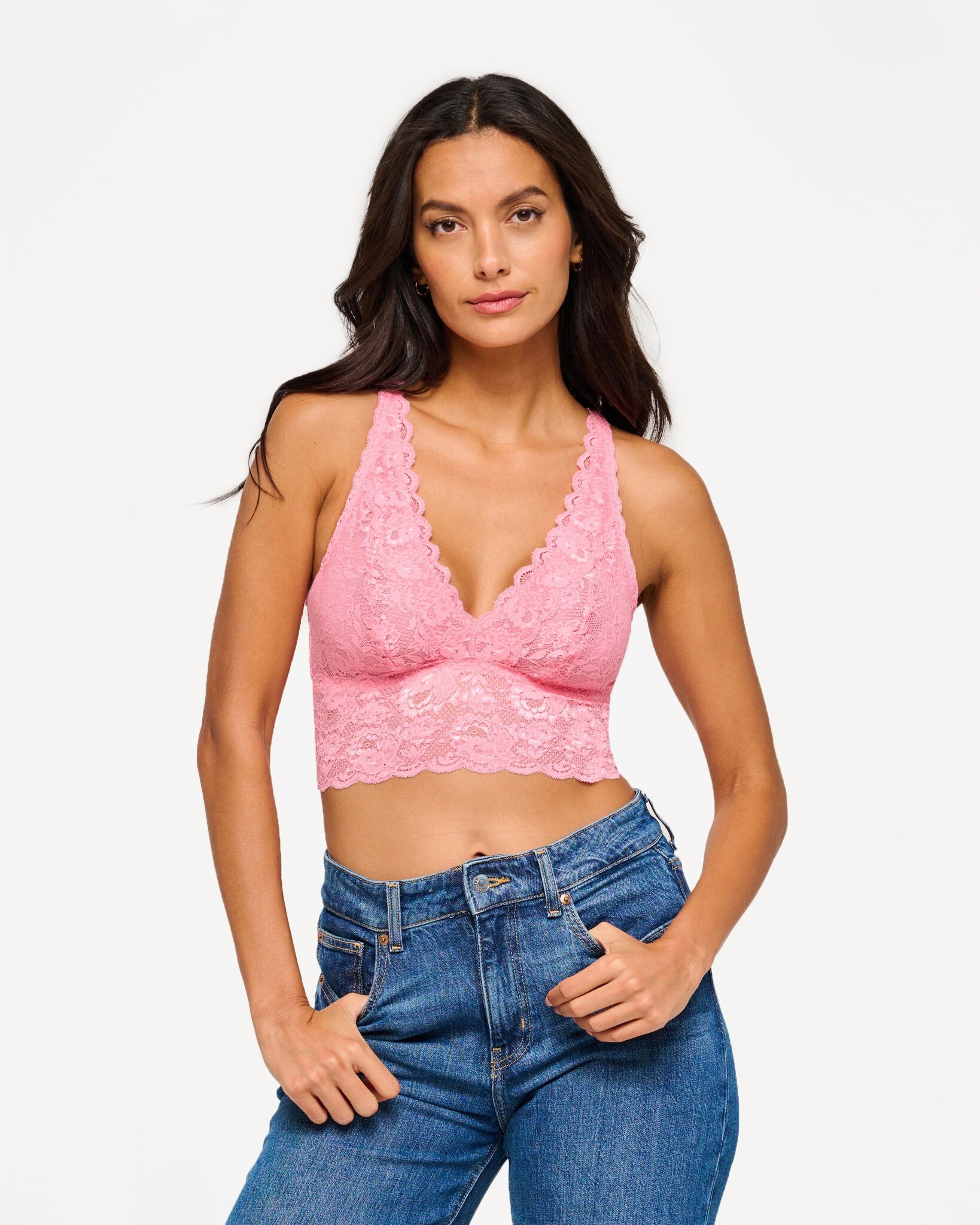 Cosabella Never Say Never Plungie Longline Fashion Bralette