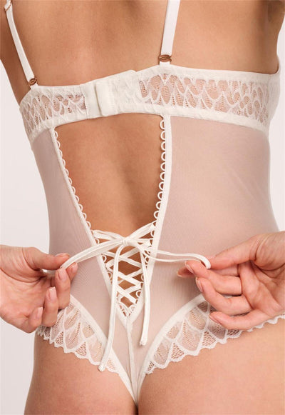 Montelle Intimates Lacy Essential Fashion Bodysuit