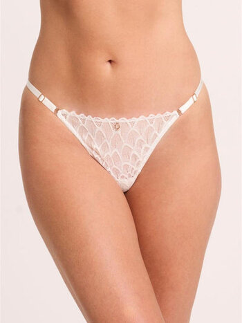 Montelle Intimates Lacy Essentials Fashion Thong