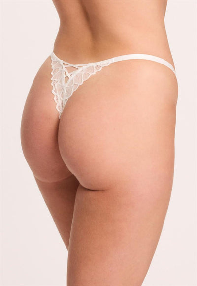 Montelle Intimates Lacy Essentials Fashion Thong