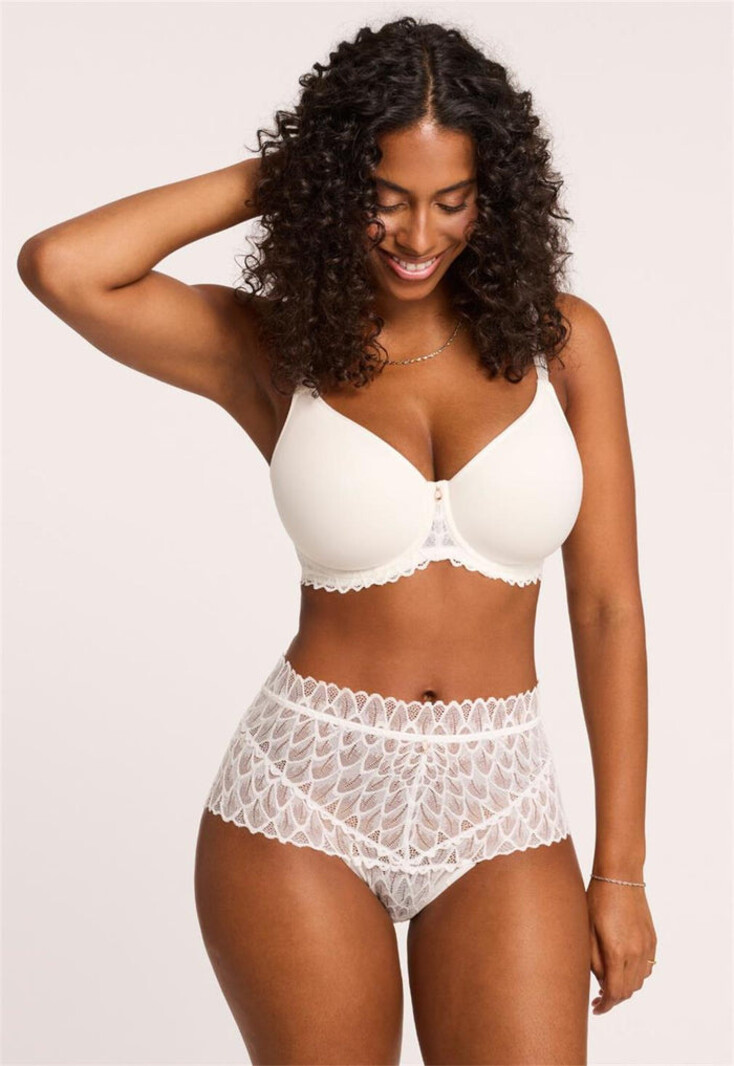 Montelle Intimates Lacy Essential High Waist Fashion Brief
