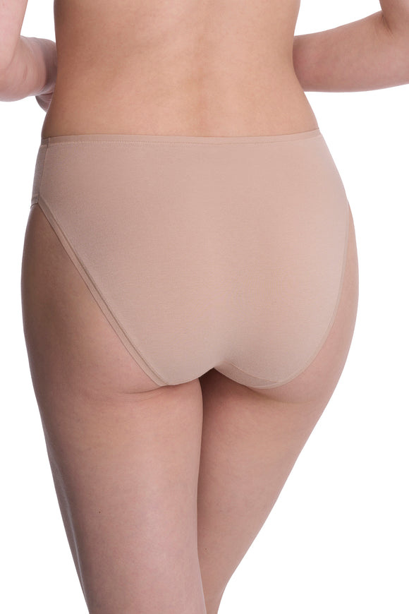 Natori Bliss Bare Cotton High Cut Brief