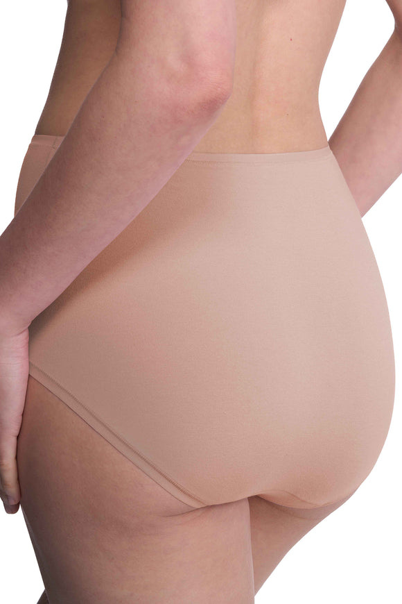 Natori Bliss Bare Cotton High Waisted Brief