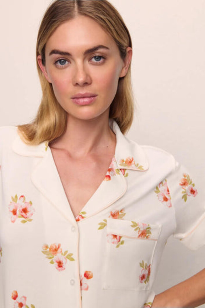 Eberjey Gisele Printed TENCEL™ Modal Relaxed Short PJ Set