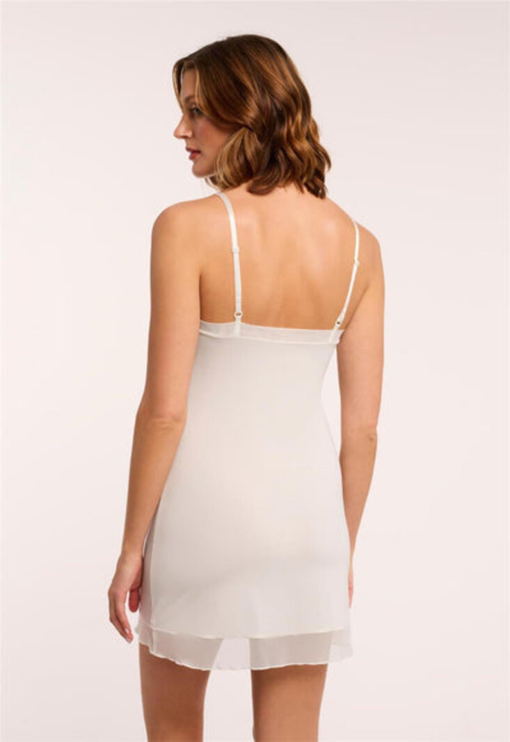 Montelle Intimates Round Neck Mid-Thigh Slip