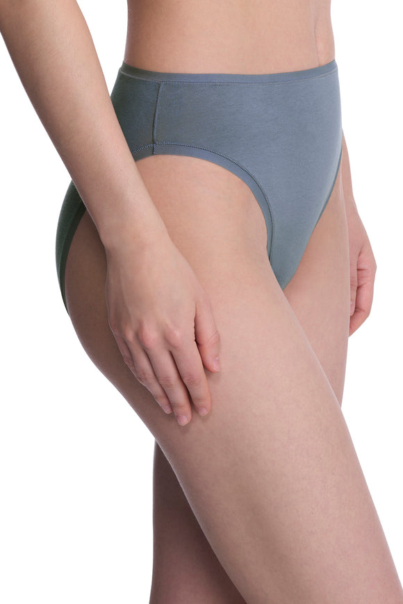 Natori Bliss Bare Cotton High Cut Fashion Brief