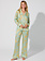Bed Head Long Sleeve Classic Woven Washable Silk Satin Fashion PJ Set