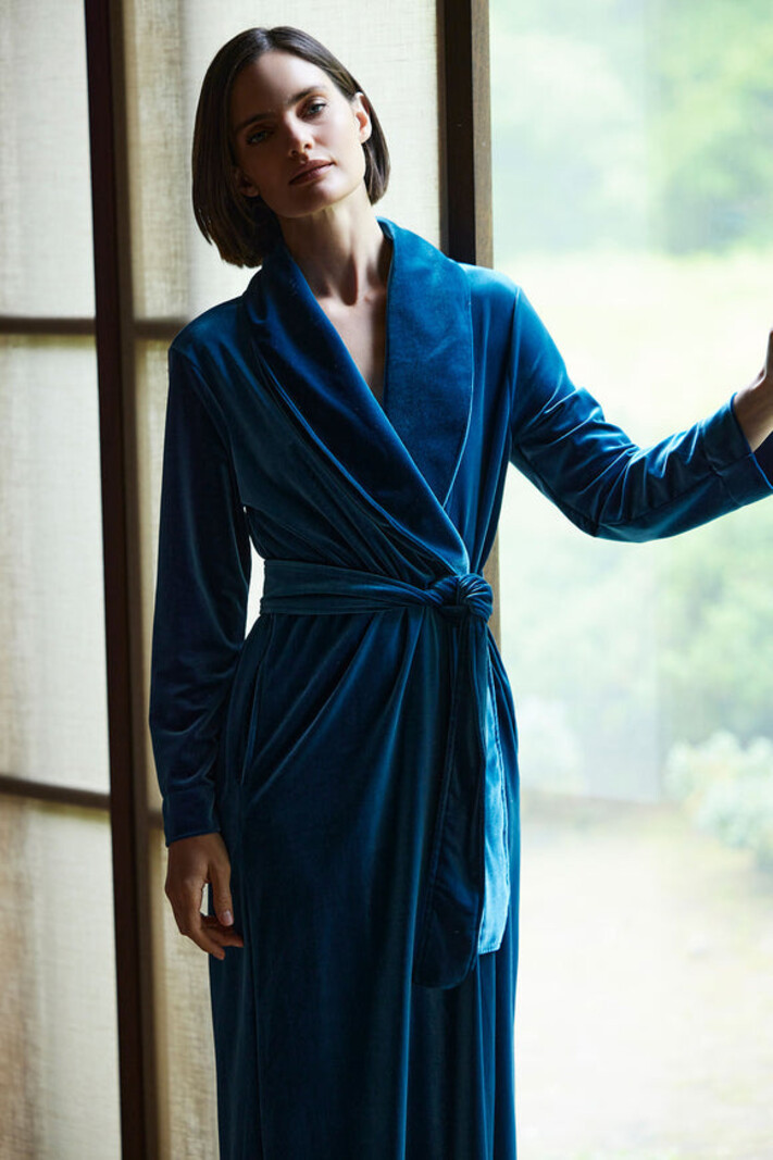 Natori Sleepwear Natalie Velvet Robe