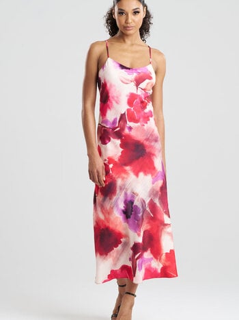 Natori Sleepwear Mizuki Cross Back Slip Dress