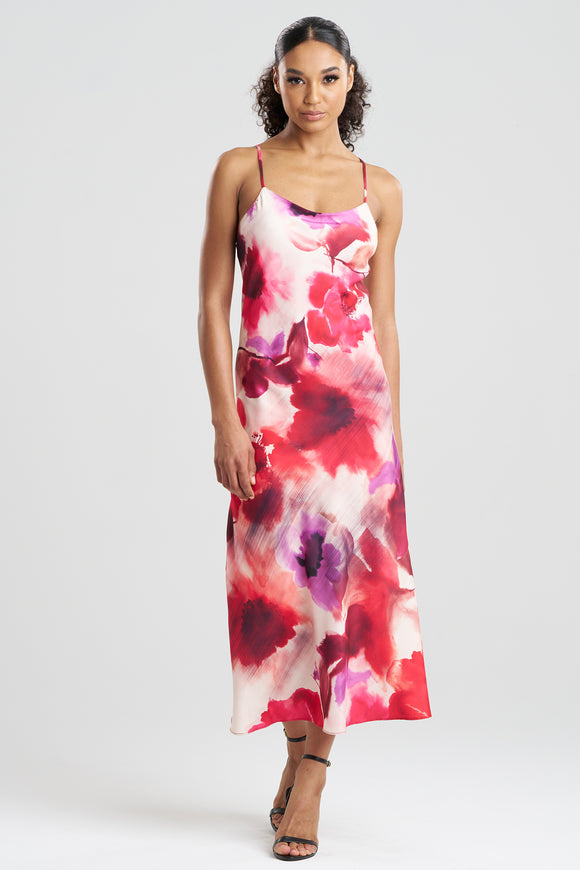 Natori Sleepwear Mizuki Cross Back Slip Dress