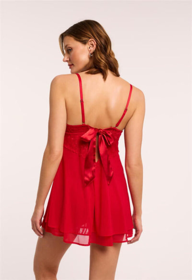 Montelle Intimates Lacy Essential Babydoll Set