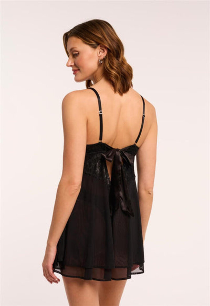 Montelle Intimates Lacy Essential Babydoll Set