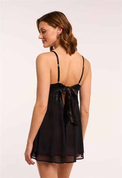 Montelle Intimates Lacy Essential Babydoll Set