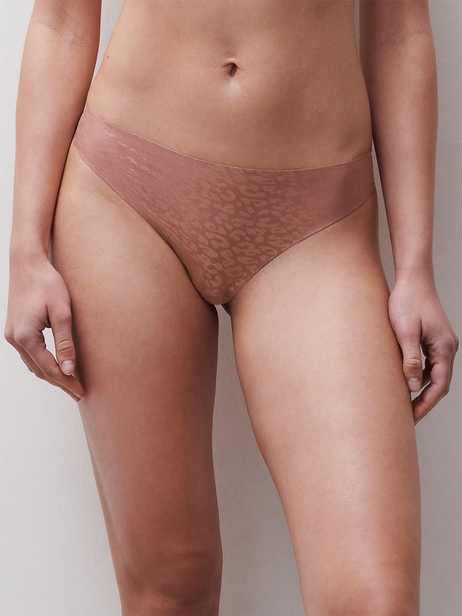Chantelle SoftStretch Leo Shimmer Fashion Thong