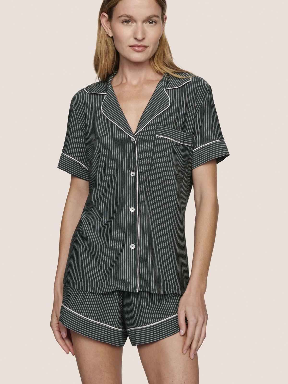 Eberjey Gisele Printed TENCEL™ Modal Relaxed Short PJ Set