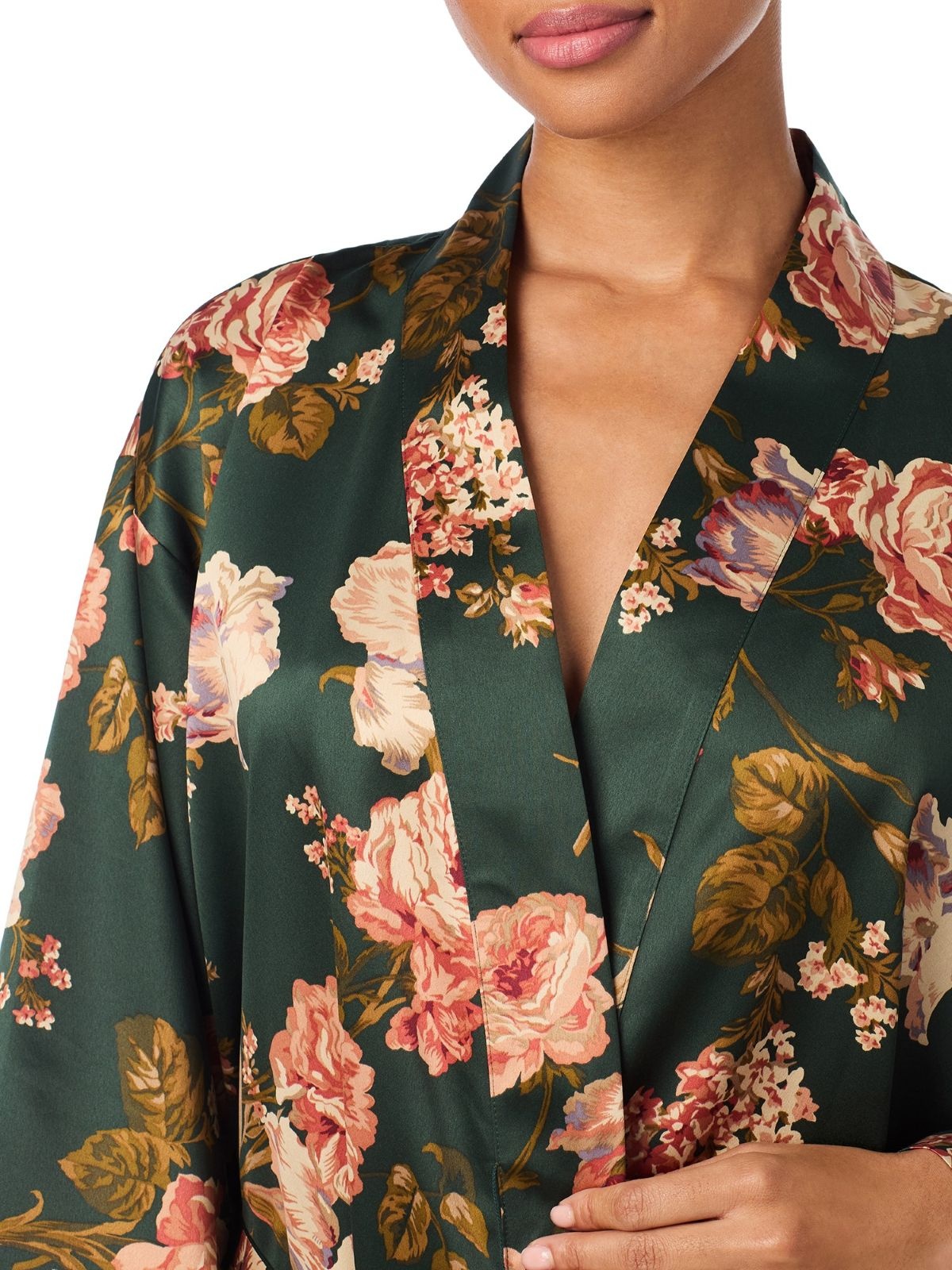 Ralph Lauren Printed Satin Fashion Robe