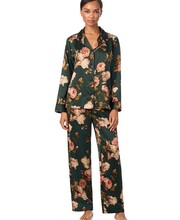 Ralph Lauren LN72461 Printed Satin Fashion Pajamas - Allure