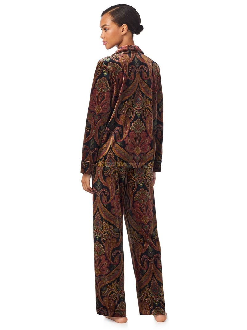 Ralph Lauren Paisley Velvet Fashion Sleep Set