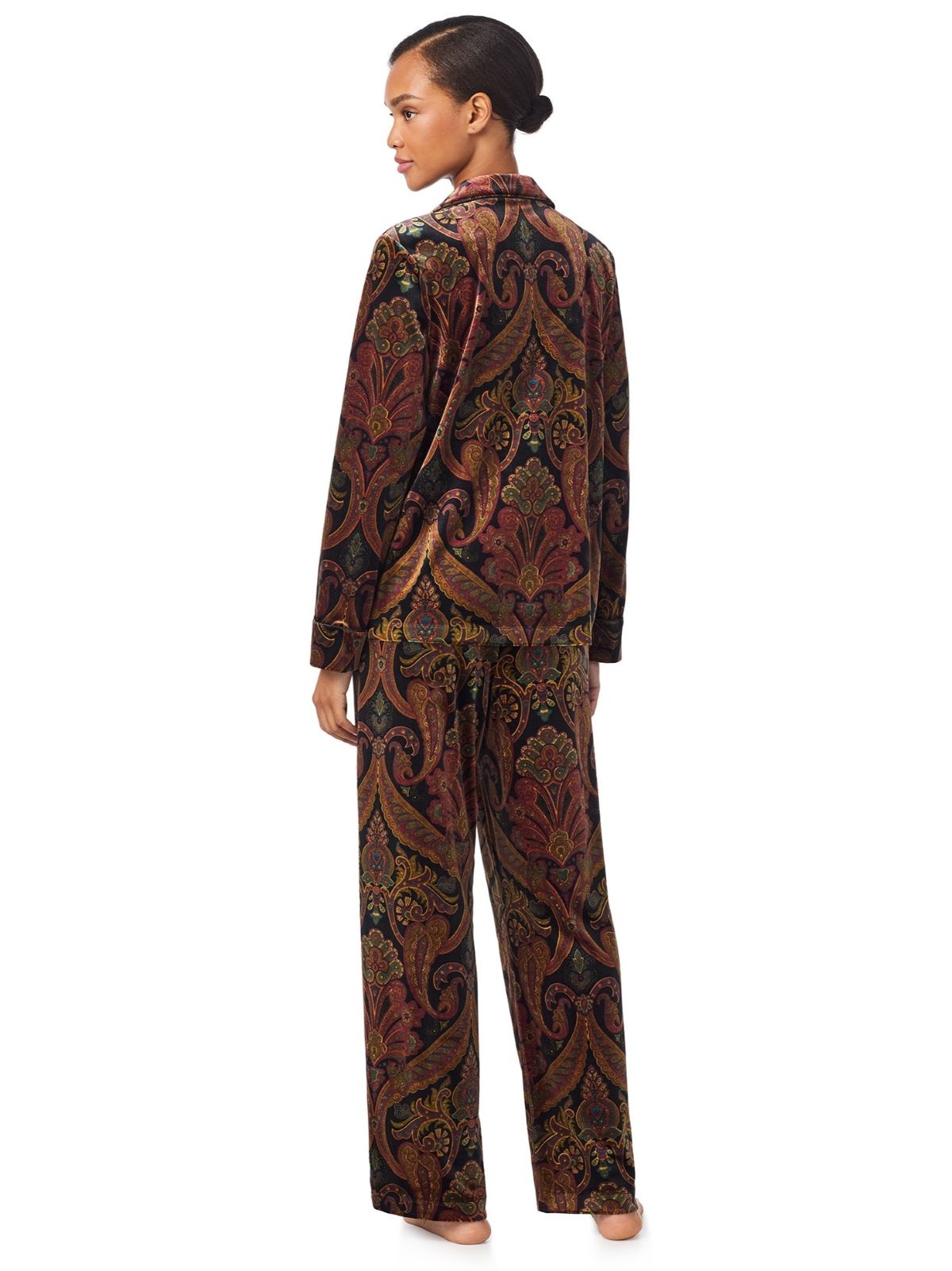Ralph Lauren Paisley Velvet Fashion Sleep Set