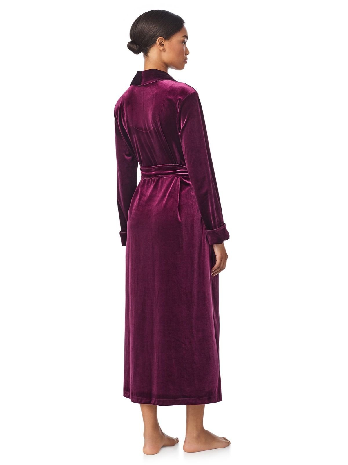 Ralph Lauren Velvet Long Shawl Collar Fashion Robe
