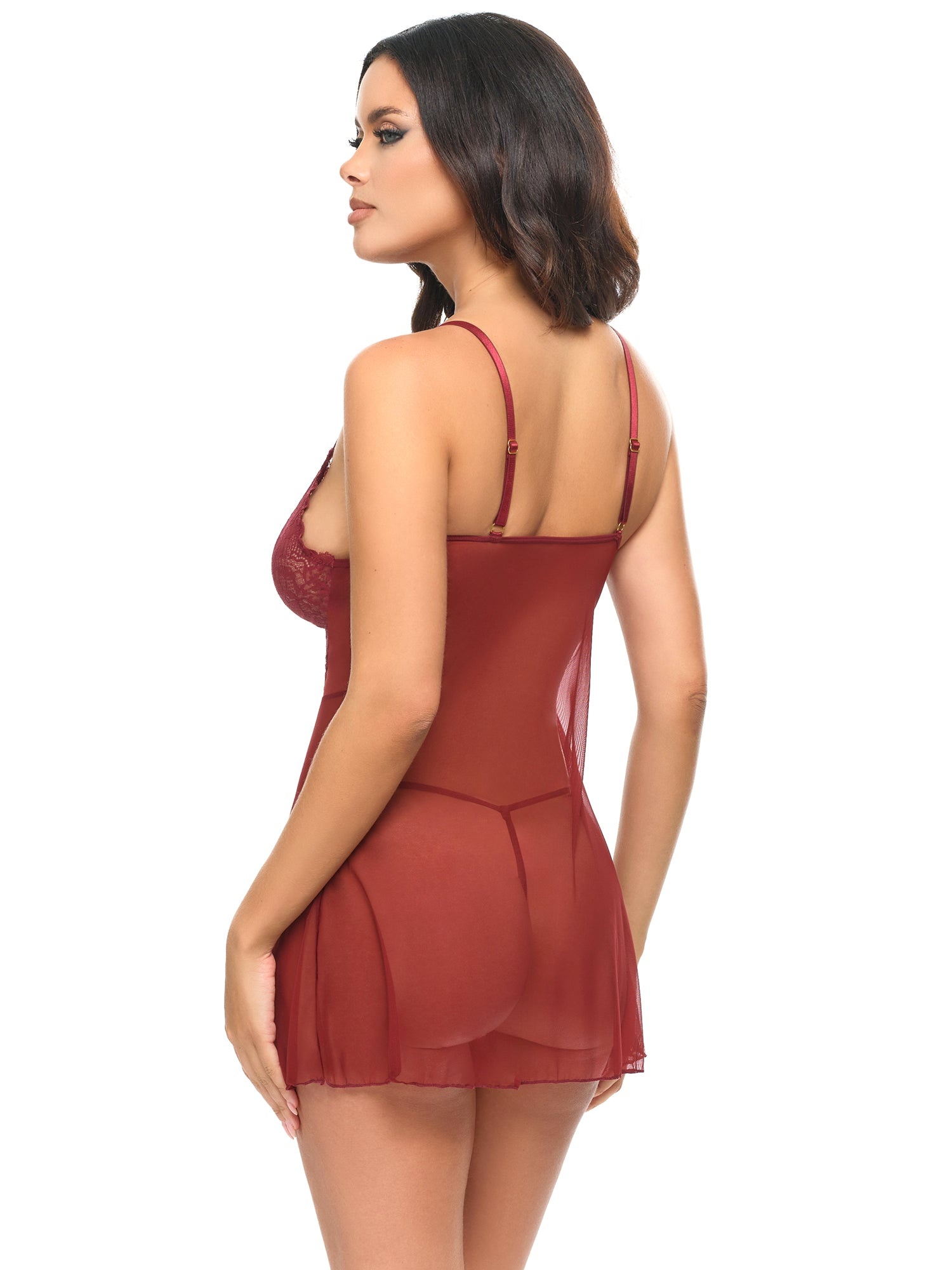 Oh La La Cheri Avery Sheer Fashion Babydoll