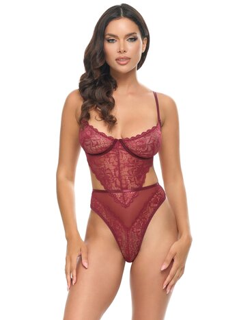 Oh La La Cheri Quince Lace Fashion Teddy