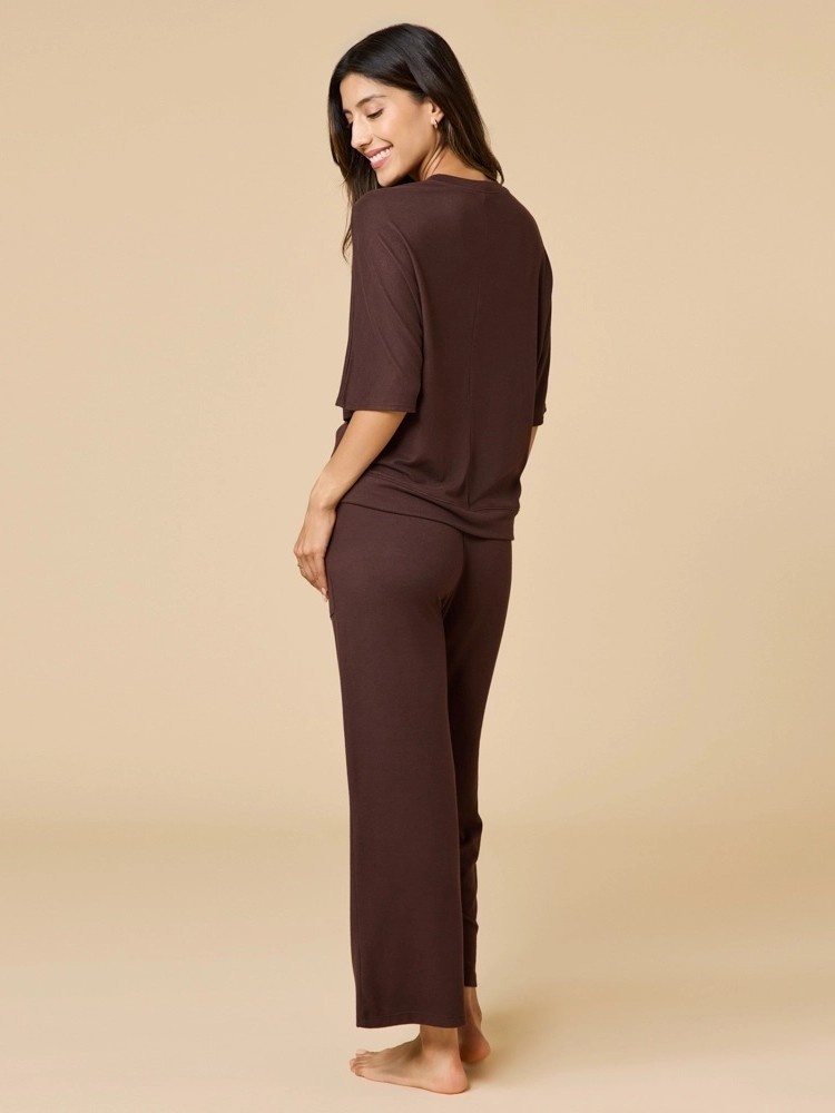 Softies Dream Relaxed V-Neck with Capri Pant Lounge Set