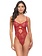 Oh La La Cheri Mariah Sheer Embroidered Teddy