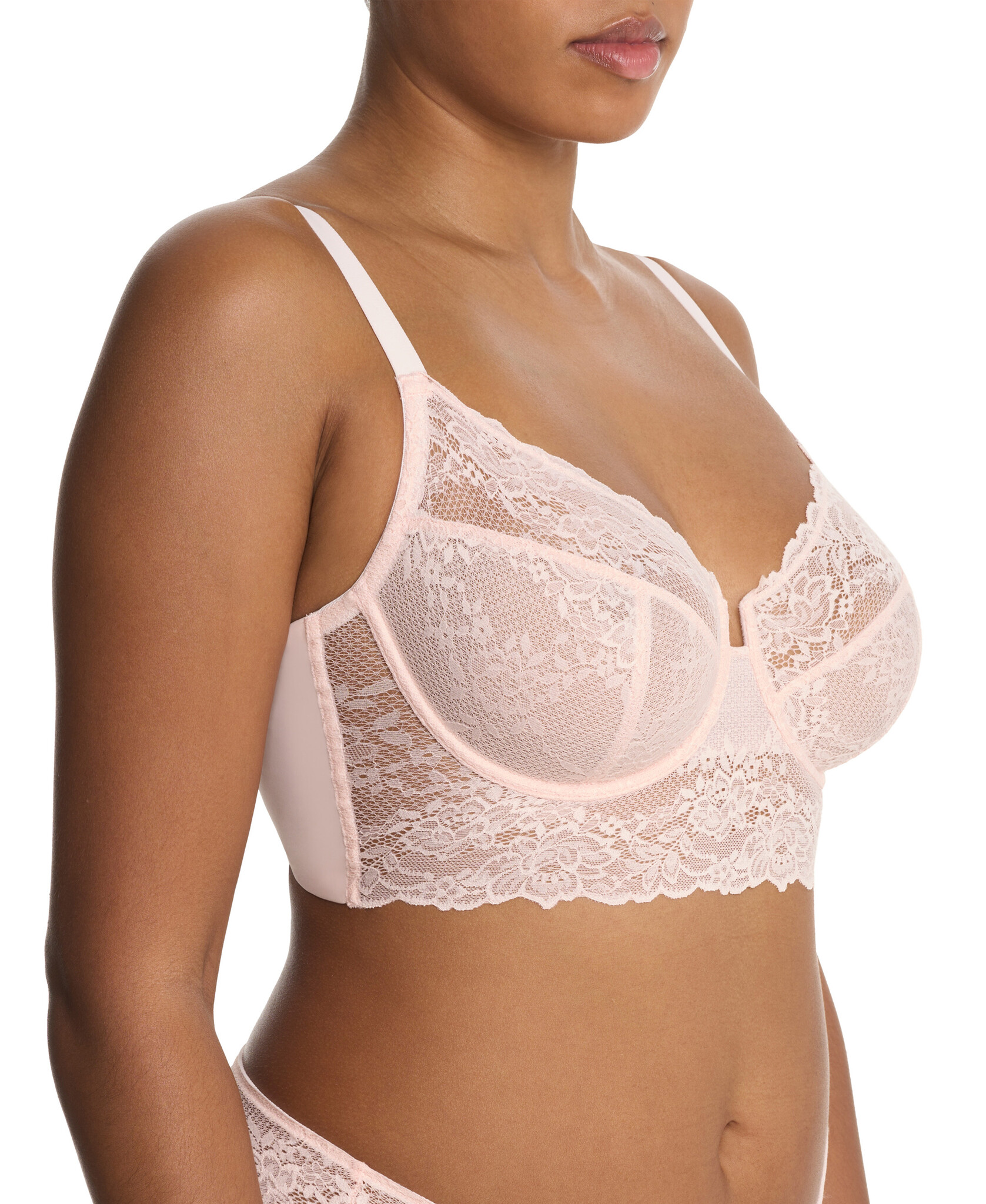 Natori Heavenly Full Coverage Longline Underwire Bra