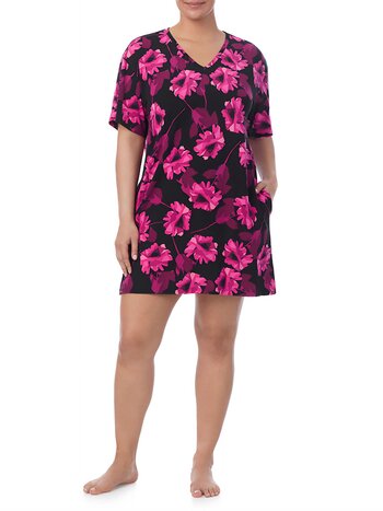 Dkny Plus Size Peonies Sleepshirt