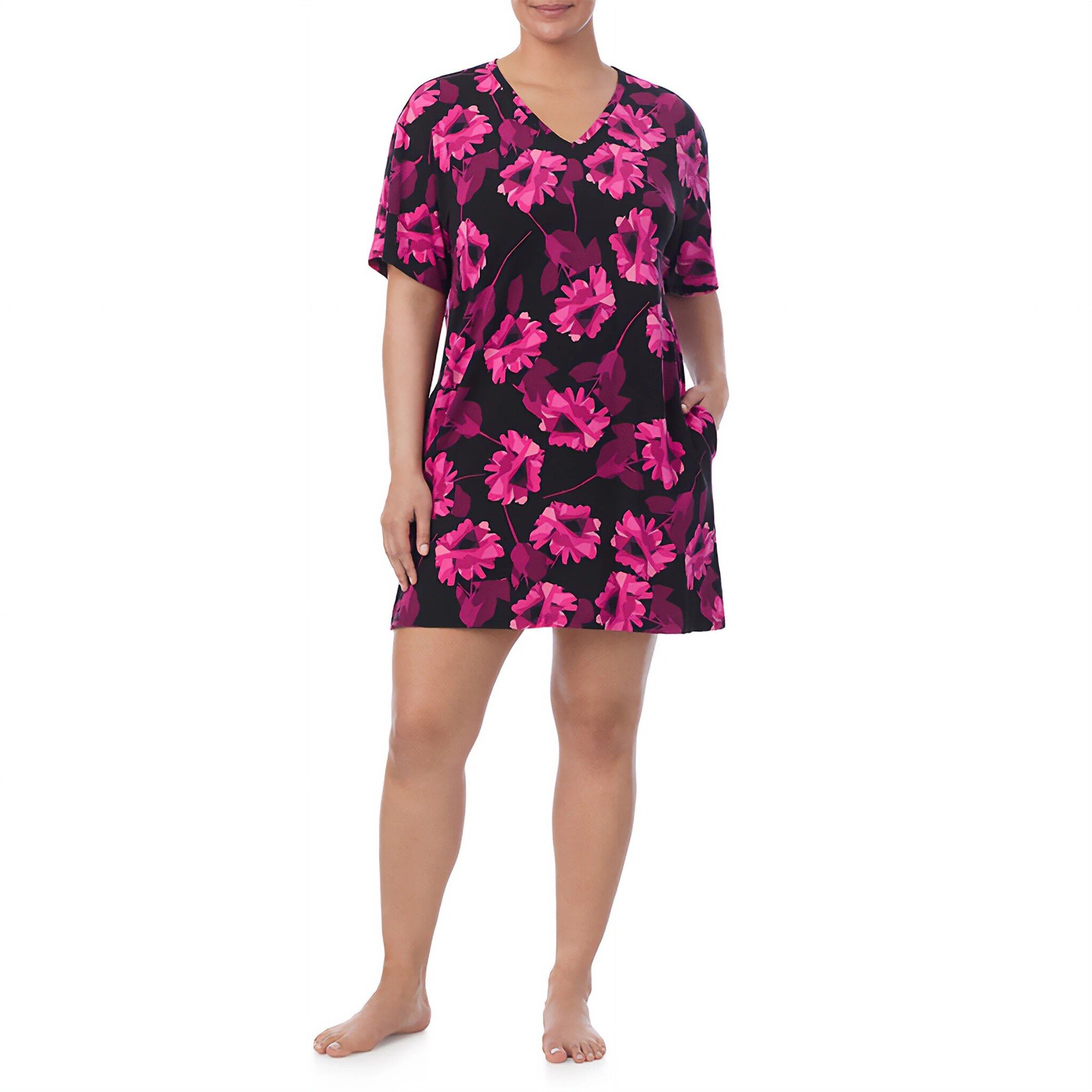 Dkny Plus Size Peonies Sleepshirt