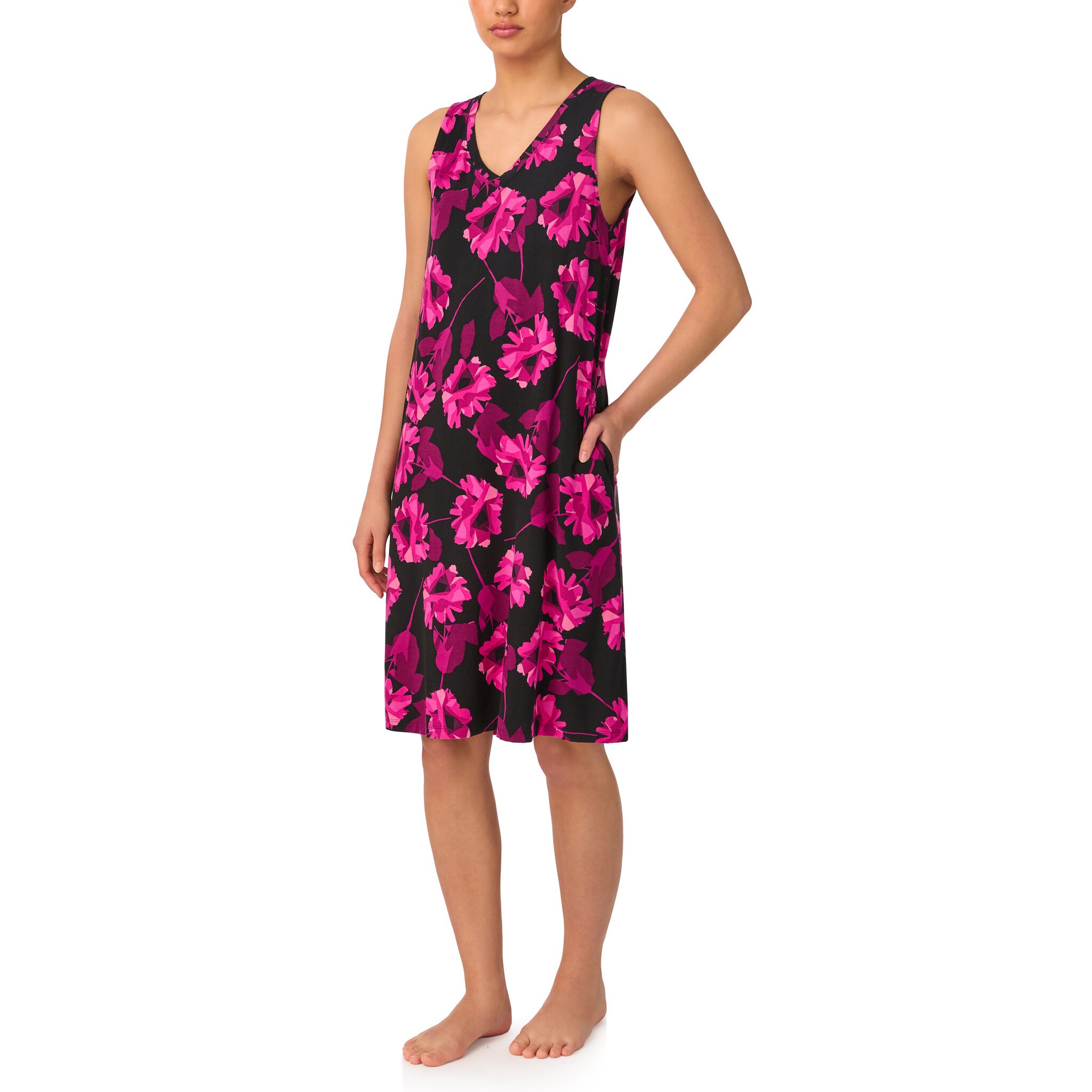 Dkny Peonies Sleeveless Chemise