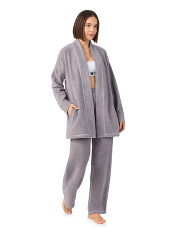 Dkny Let's Get Cozy Long Sleeve Layer & Pant Lounge Set