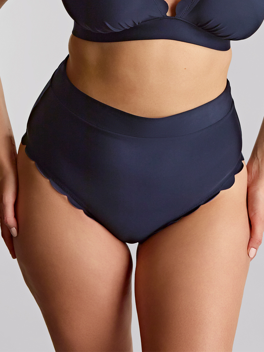 Panache Swim Signature Scallop High Waist Swim Brief