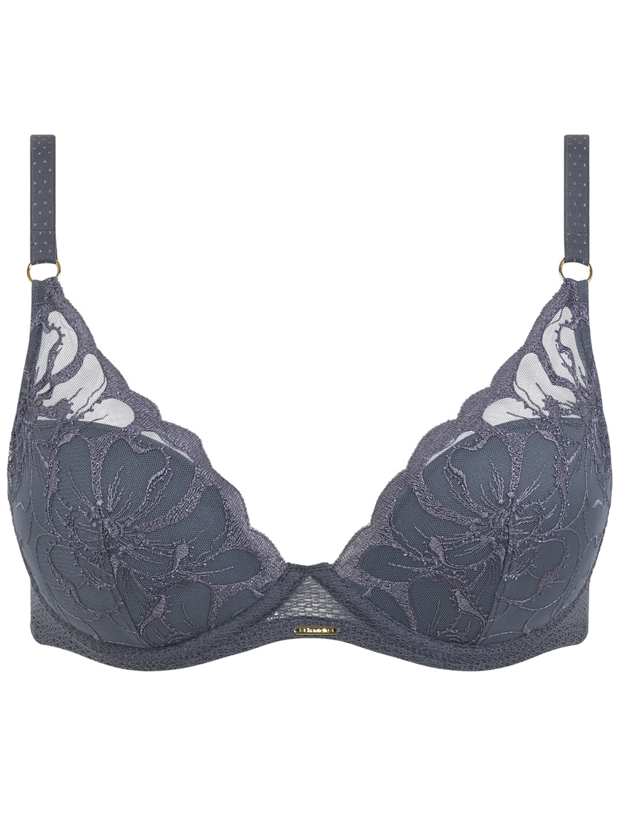 Chantelle Fleurs Lace Plunge Underwire Fashion Bra