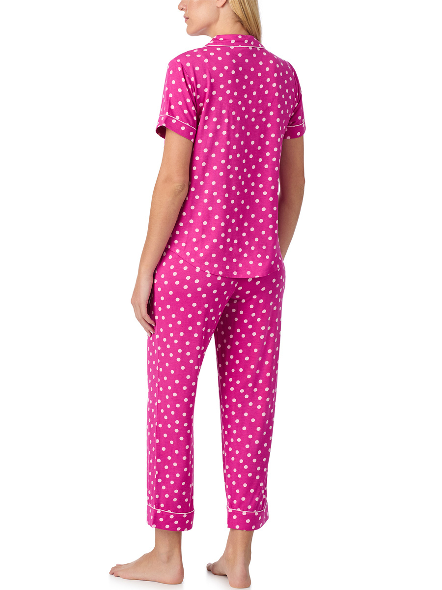 Kate Spade Printed Short Sleeve Cropped Fashion PJs