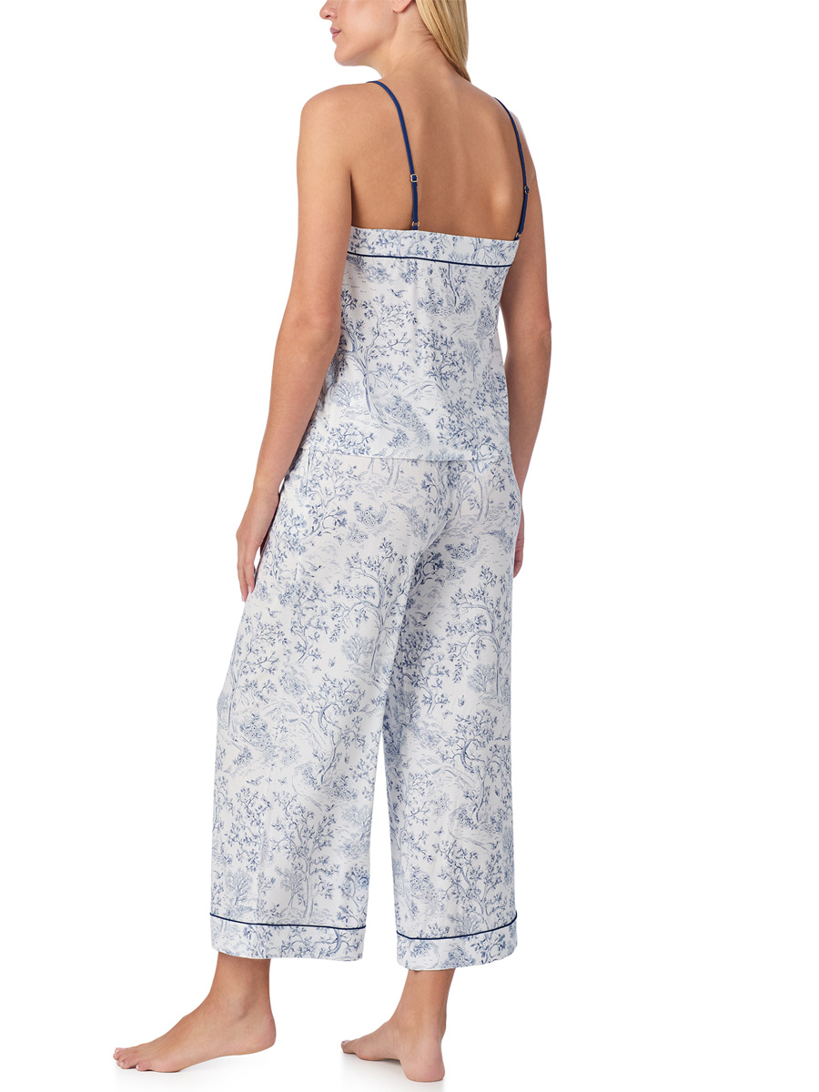 Kate Spade Sleeveless Cami Cropped Pant Pajama Set