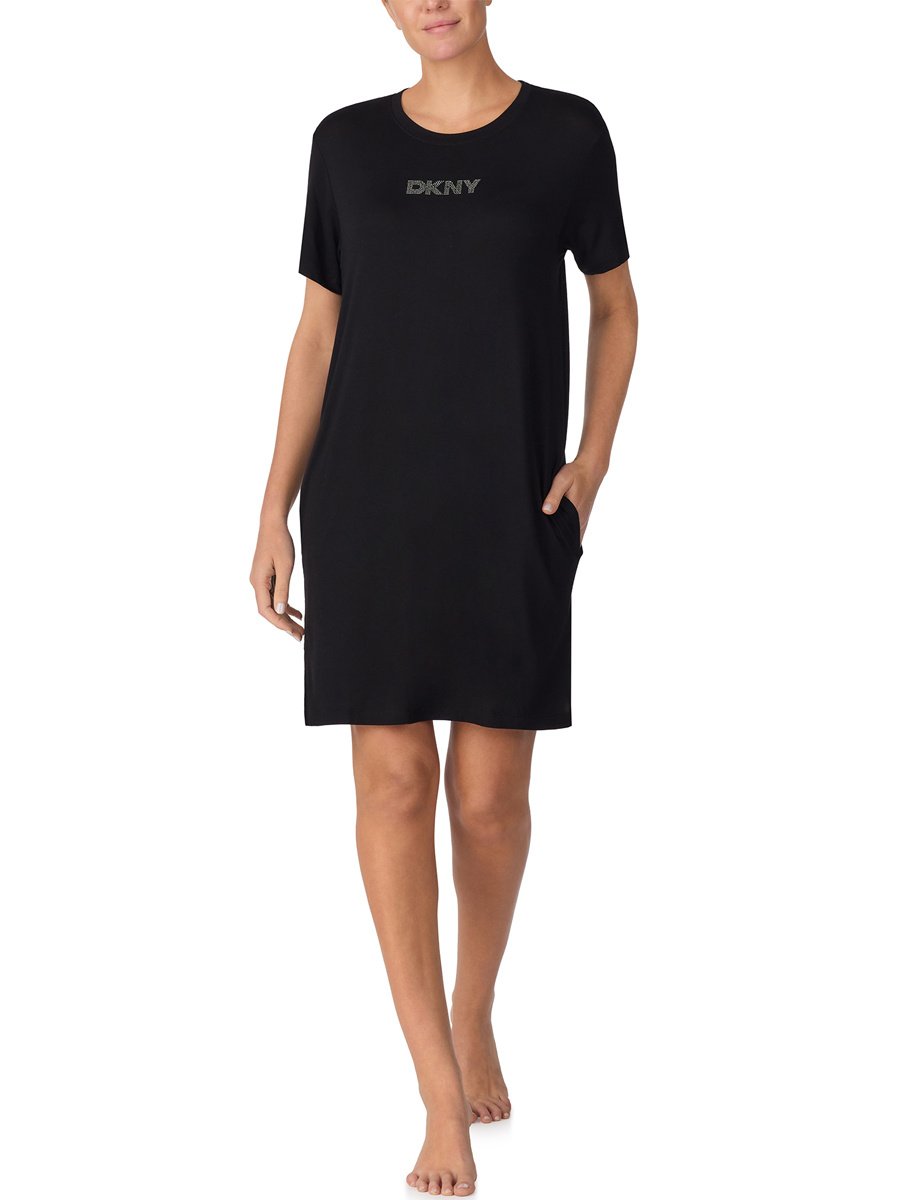 Dkny Stud Logo Short Sleeve Sleepshirt