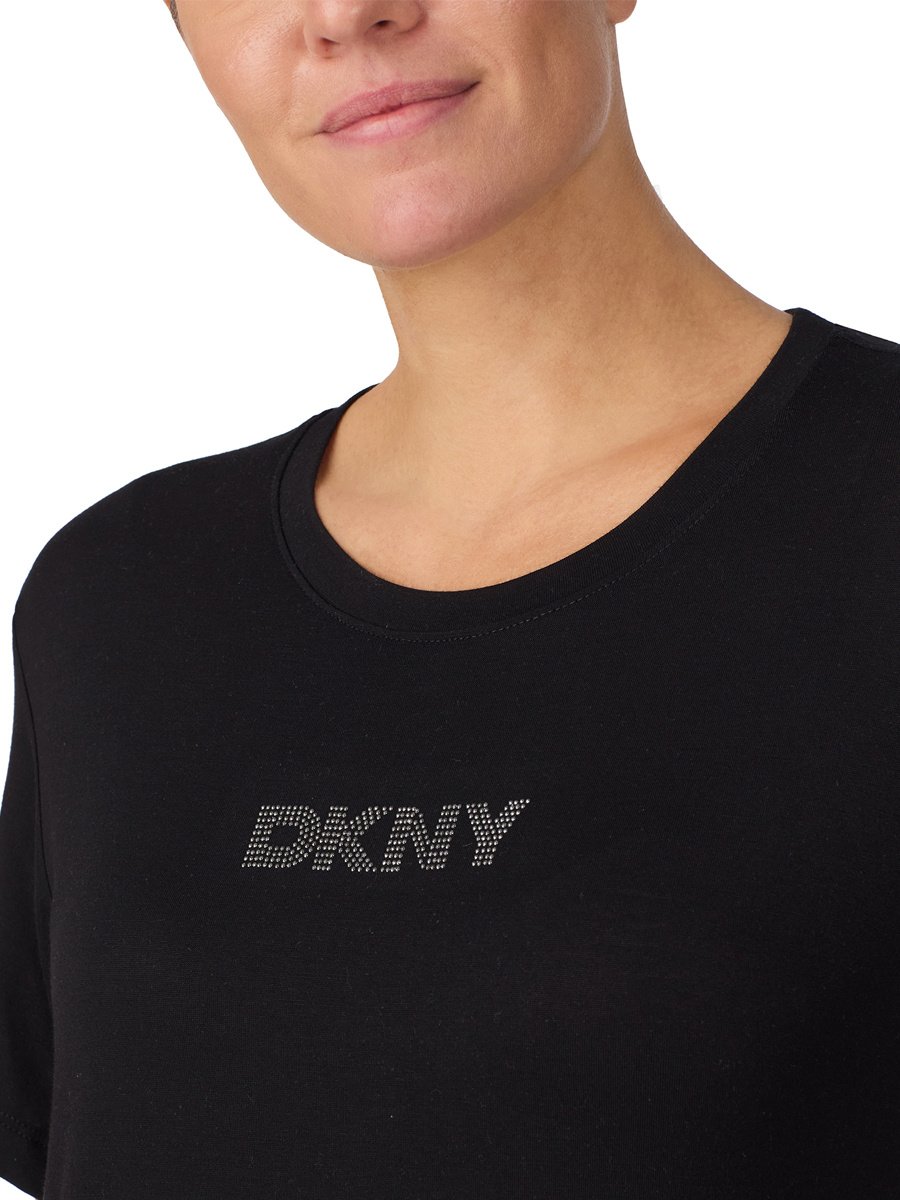 Dkny Stud Logo Short Sleeve Sleepshirt