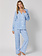 Bed Head Something Blue Long Sleeve Classic Stretch Jersey PJ Set