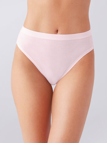 Wacoal Understated Cotton Fashion Hi-Cut Brief