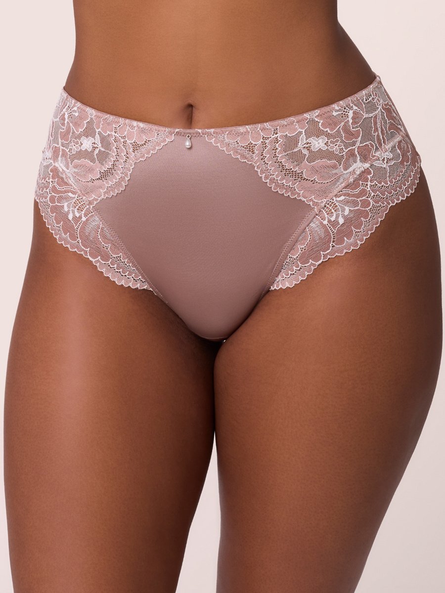 Montelle Intimates Lace Trimmed Fashion Brief