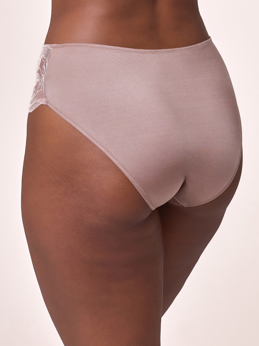 Montelle Intimates Lace Trimmed Fashion Brief