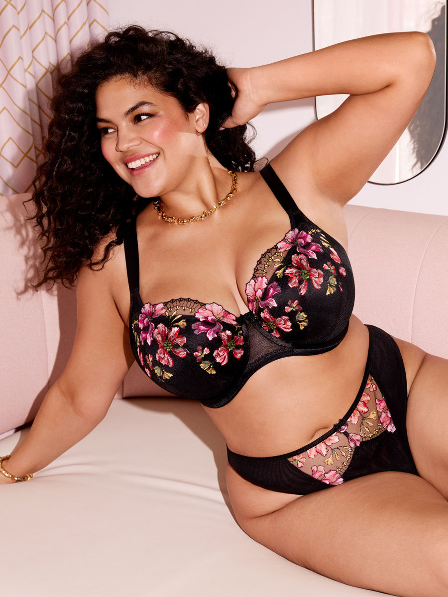 Elomi Teagan Padded Half Cup Underwire Fashion Bra