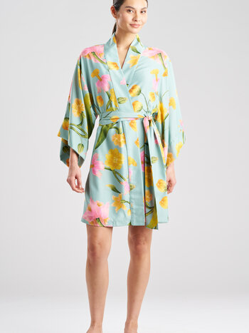 Natori Sleepwear Solene Matte Charmeuse Fashion Wrap